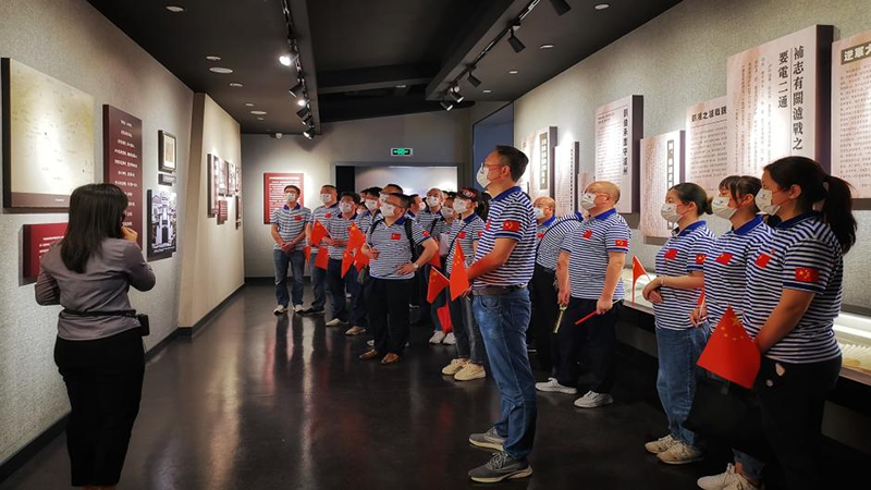 重溫崢嶸歲月，感悟紅色初心 ——瀘天化弘旭黨委開展“學(xué)黨史 感黨恩 跟黨走” 主題黨日活動(圖3)