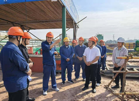 傅利才、郭春建到化工園區(qū)項目現(xiàn)場開展節(jié)前安全檢查